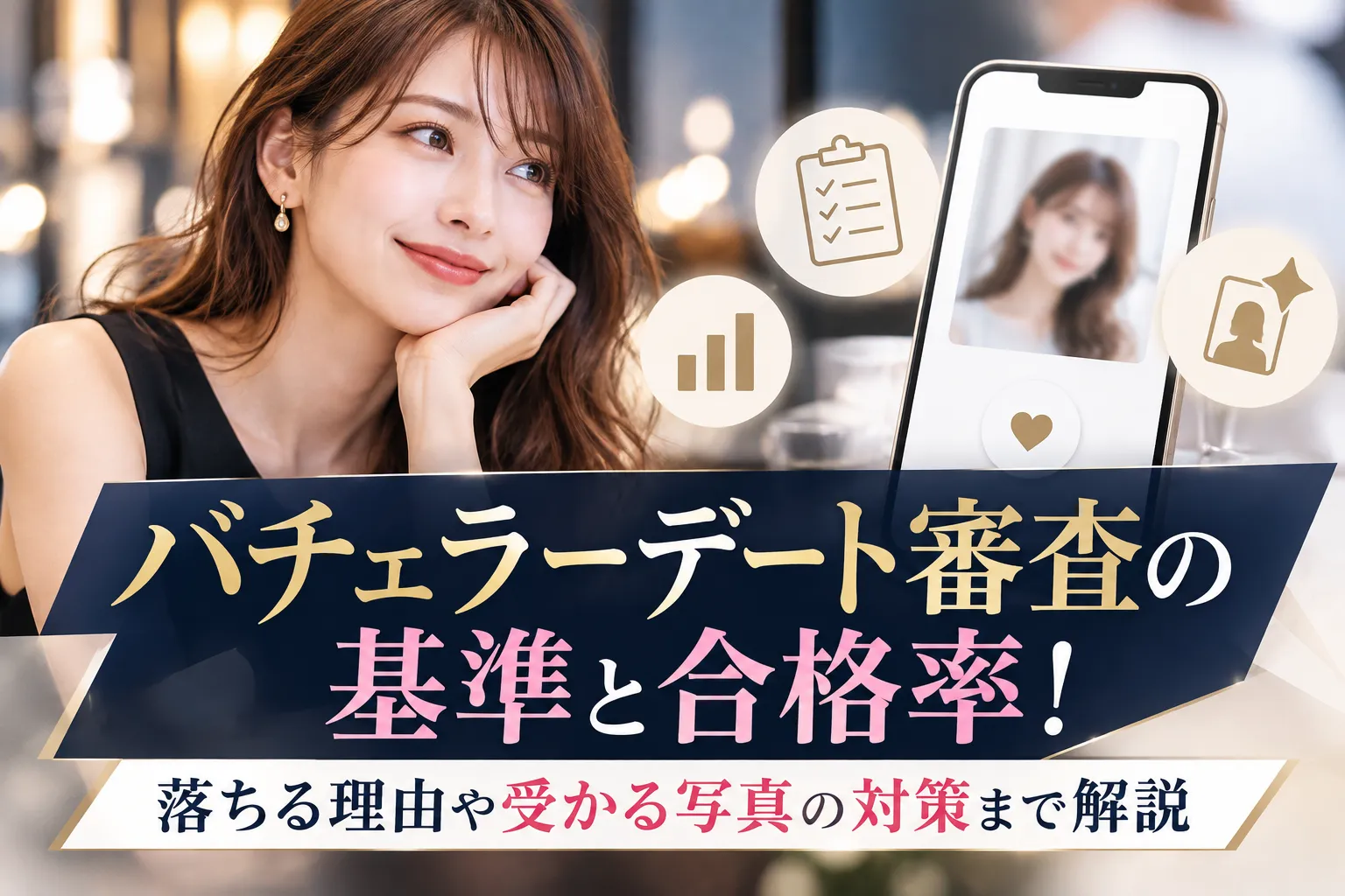 バチェラーデート審査の基準と合格率！落ちる理由や受かる写真の対策まで解説