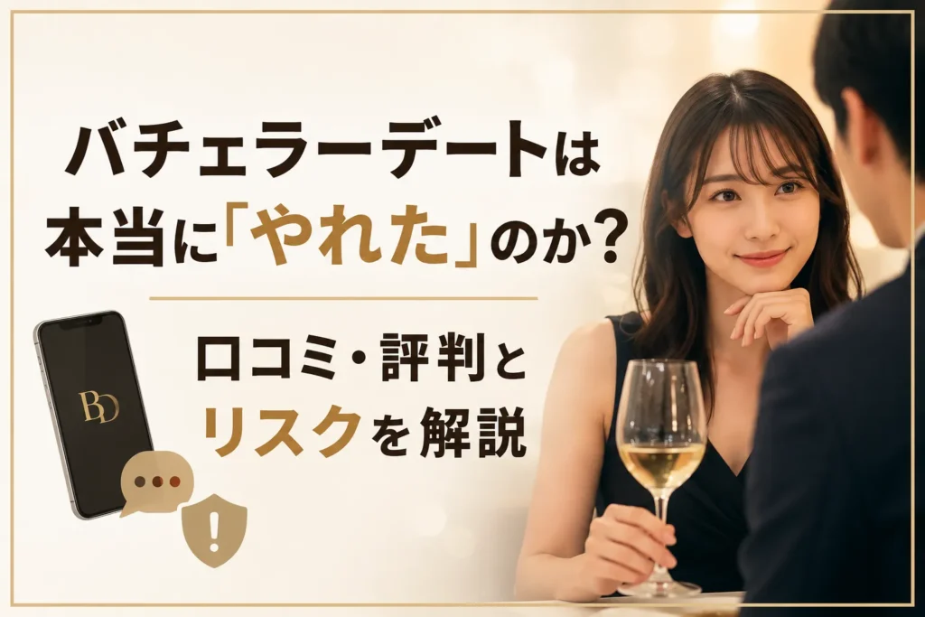 バチェラーデートは本当に「やれた」のか？口コミ・評判とリスクを解説
